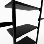 Timber Shelf with Brackets for Noosa Wall System - Black