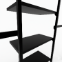 Timber Shelf with Brackets for Noosa Wall System - Black