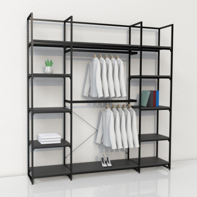 Noosa Modular System - VISION 2 - Black Shelves