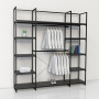 Noosa Modular System - VISION 2 - Black Shelves
