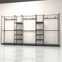 Noosa Modular System - VISION 3 - Black Shelves