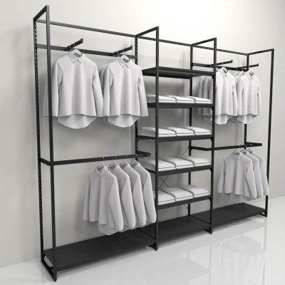 Noosa Modular System - VISION 4 - Black Shelves