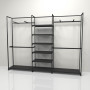 Noosa Modular System - VISION 4 - Black Shelves