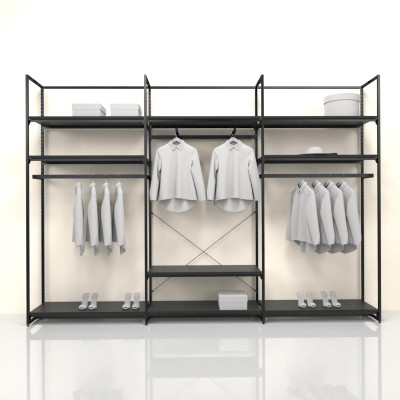 Noosa Modular System - VISION 5 - Black Shelves