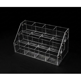Acrylic 12 Card Stepped Display