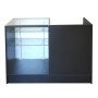 KIOSK Combination Counter Showcase Black