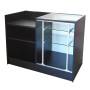 KIOSK Combination Counter Showcase Black