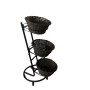 Round Polywicker Basket Stand