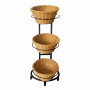 Round Polywicker Basket Stand