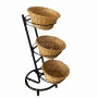 Round Polywicker Basket Stand