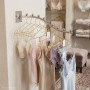 Lingerie Wall Waterfall Arm 9 Ball Chrome