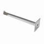Wall Straight Faceout 300mm Chrome
