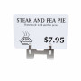 Stainless Steel Price Card Holder Stand
