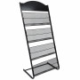 Metal Magazine & Brochure Holder Rack