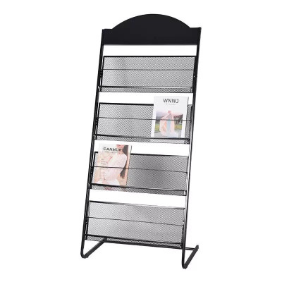 Metal Magazine & Brochure Holder Rack