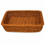 Grocery Display Rectangular Wicker Basket Square
