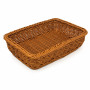 Grocery Display Rectangular Wicker Basket Square
