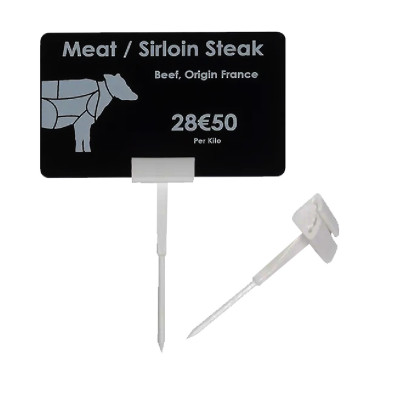 55mm Food Display Spike & Price Tag Holder