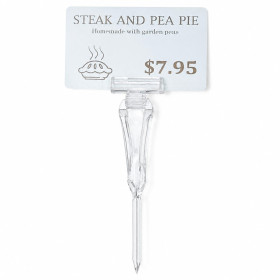 130mm Food Display Spike & Price Tag Holder