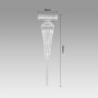 130mm Food Display Spike & Price Tag Holder