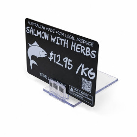 Plastic Price Card & Ticket Holder 40 × 60 × 13mm
