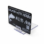 Plastic Price Card & Ticket Holder 40 × 60 × 13mm
