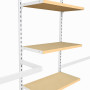 Noosa Slotted Post WHITE