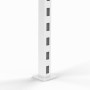 Noosa Slotted Post Floor to Ceiling Mount WHITE