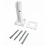 Noosa Slotted Post Floor to Ceiling Mount WHITE