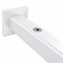 Noosa Slotted Post Wall Mount 2480mm WHITE