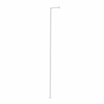 Noosa Slotted Post Wall Mount 2480mm WHITE