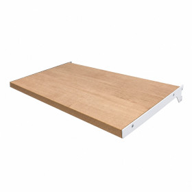 Oak Shelf with White Brackets for Noosa