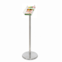 A4 Floor Brochure Holder on Pole