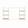 Noosa Clothes Rack - Model 3 - White