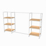 Noosa Clothes Rack - Model 3 - White