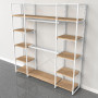 Noosa Modular System - White - VISION 2 - Oak Shelves