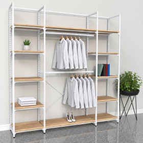 Noosa Modular System - White - VISION 2 - Oak Shelves