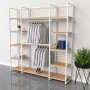 Noosa Modular System - White - VISION 2 - Oak Shelves
