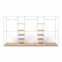 Noosa Modular System - White - VISION 3 - Oak Shelves