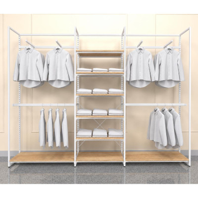 Noosa Modular System - White - VISION 4 - Oak Shelves