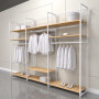 Noosa Modular System - White - VISION 5 - Oak Shelves