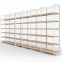 MART Shelving Wall Bay White