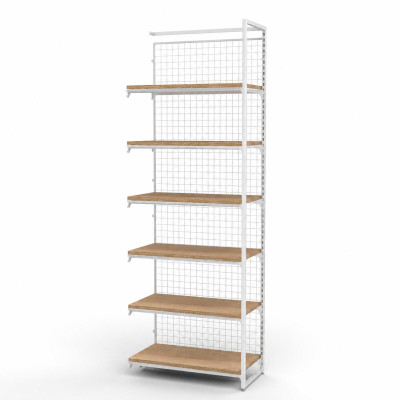 MART Shelving Wall Bay White