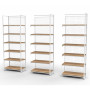 MART Shelving Wall Bay White