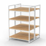 MART Shelving Double Bay White