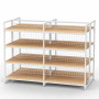 MART Shelving Double Bay White
