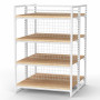 MART Shelving Double Bay White
