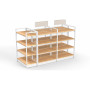 MART Shelving Single Bay White