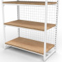 MART Shelving Single Bay White