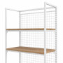 MART Shelving Single Bay White